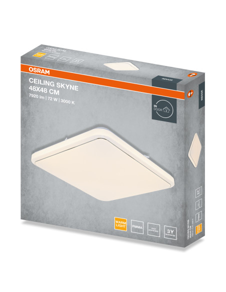 PLAFON LED CEILING SKYNE SQUARE 480 72W 3000K 5040LM IP20 
