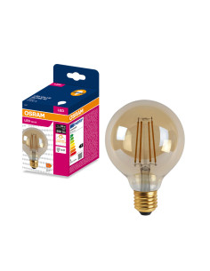ŻARÓWKA LED VALUE RF GLOBE 80 50 7W 2400K 650LM FIL GOLD E27 
