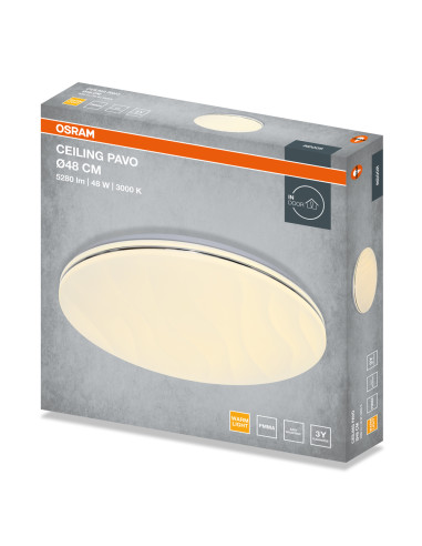 PLAFON LED CEILING PAVO ROUND 480 48W 3000K 3360LM IP20 
