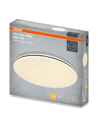 PLAFON LED CEILING PAVO ROUND 560 72W 3000K 5040LM IP20 
