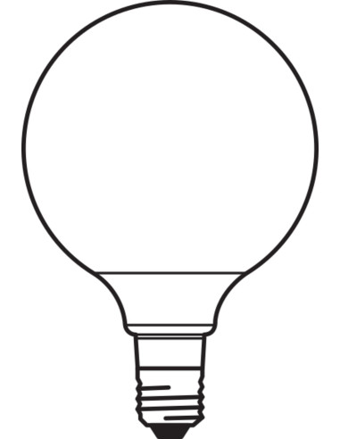 ŻARÓWKA LED VALUE RF GLOBE 80 60 7W 4000K neutralna biała 806LM FIL FR E27 
