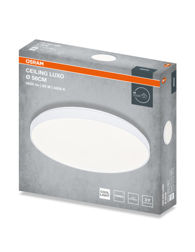 PLAFON LED CEILING LUXO 560 60W 4000K 3300LM IP20 WHITE 
