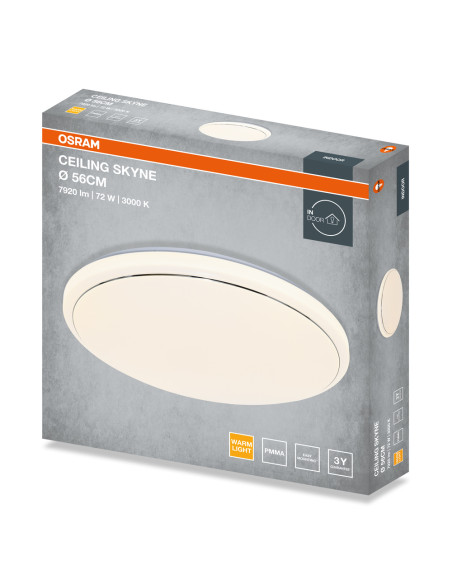 PLAFON LED CEILING SKYNE ROUND 560 72W 3000K 5040LM IP20 

