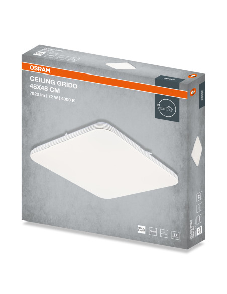 PLAFON LED CEILING GRIDO SQUARE 480 72W 4000K 5040LM IP20 
