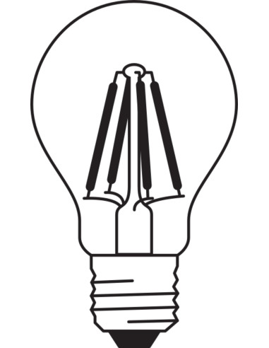 ŻARÓWKA LED VALUE RF CLA75 7,5W 2700K ciepła biała 1055LM FIL E27 
