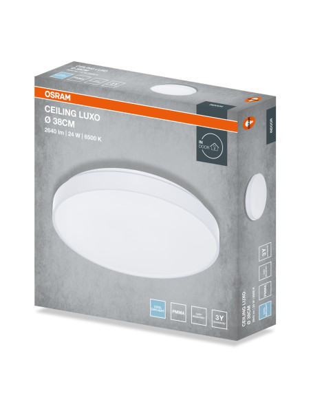 PLAFON LED CEILING LUXO 380 24W 6500K 1320LM IP20 WHITE 
