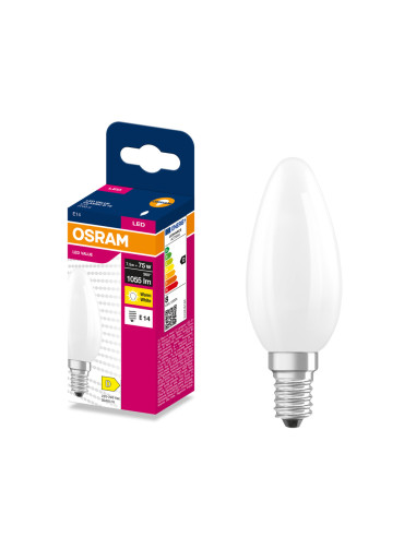 ŻARÓWKA LED VALUE RF CLB75 7,5W 2700K ciepła biała 1055LM FIL FR E14 
