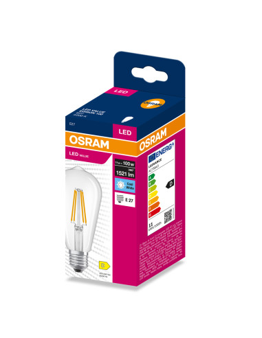 ŻARÓWKA LED VALUE RF EDISON 100 11W 4000K neutralna biała 1521LM FIL E27 

