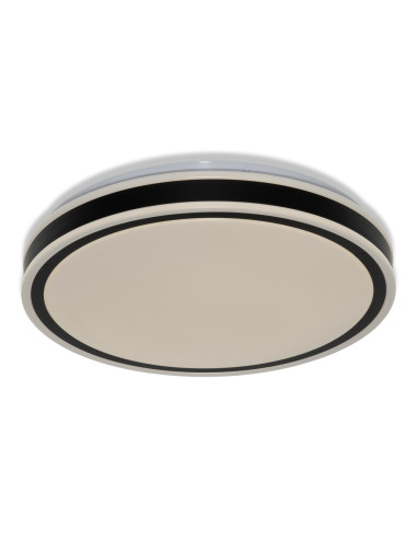 PLAFON LED CEILING NOIR ROUND 380 24W 3000K 1440LM IP20 BK 
