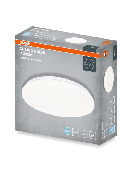 PLAFON LED CEILING ROUND 330 18W 6500K 1440LM IP20 

