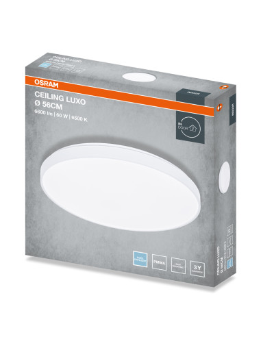 PLAFON LED CEILING LUXO 560 60W 6500K 3300LM IP20 WHITE 
