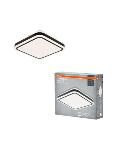PLAFON LED CEILING NOIR SQUARE 330 24W 4000K 1440LM IP20 BK 
