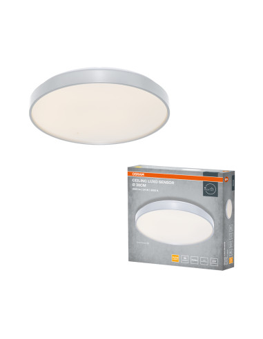 PLAFON LED CEILING LUXO SENSOR 380 24W 3000K 1320LM IP20 SILVER 
