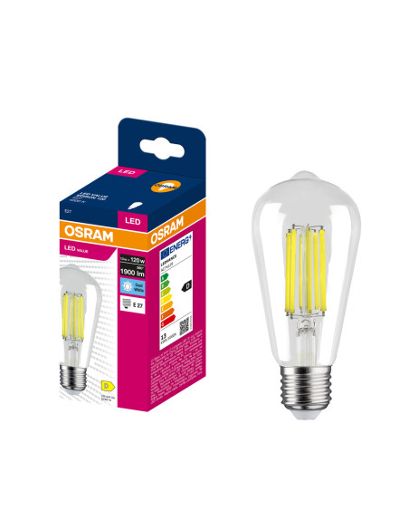 ŻARÓWKA LED VALUE RF EDISON 120 13W 4000K neutralna biała 1900LM FIL E27  
