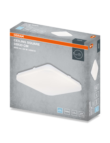 PLAFON LED CEILING SQUARE 330 24W 6500K 1920LM IP20 
