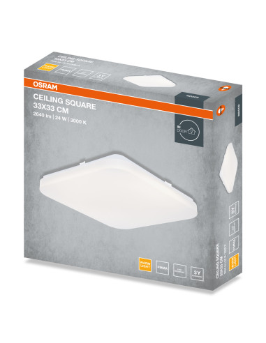 PLAFON LED CEILING SQUARE 330 24W 3000K 1920LM IP20 