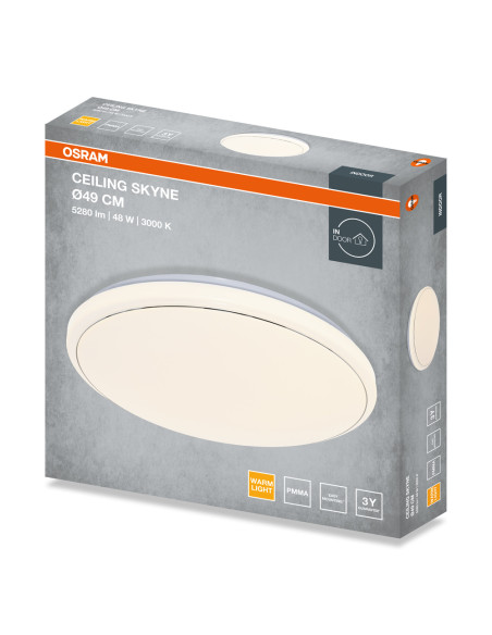 PLAFON LED CEILING SKYNE ROUND 490 48W 3000K 3360LM IP20 
