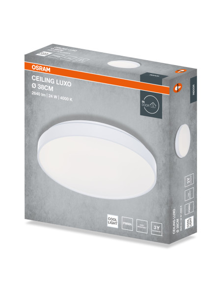 PLAFON LED CEILING LUXO 380 24W 4000K 1320LM IP20 WHITE 
