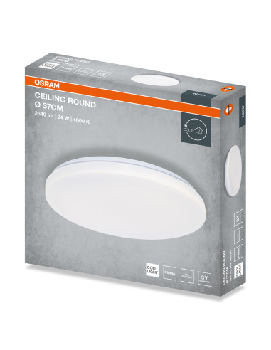 PLAFON LED CEILING ROUND 370 24W 4000K 1920LM IP20 
