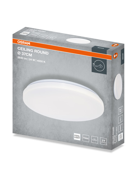 PLAFON LED CEILING ROUND 370 24W 4000K 1920LM IP20 

