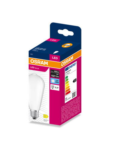 ŻARÓWKA LED VALUE RF EDISON 100 11W 4000K neutralna biała 1521LM FIL FR E27  
