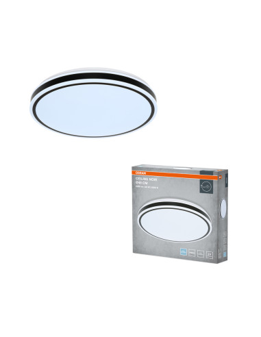 PLAFON LED CEILING NOIR ROUND 480 48W 6500K 2880LM IP20 BK 