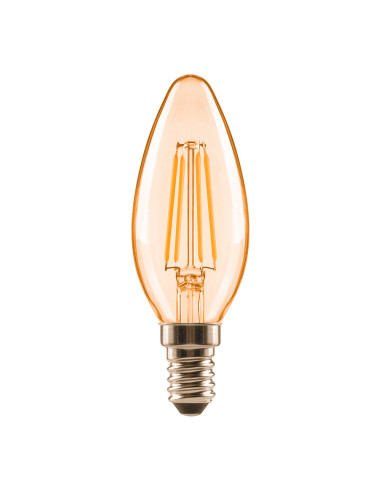 ŻARÓWKA LED VALUE RF CLB20 2,5W 2400K 200LM FIL GOLD E14 
