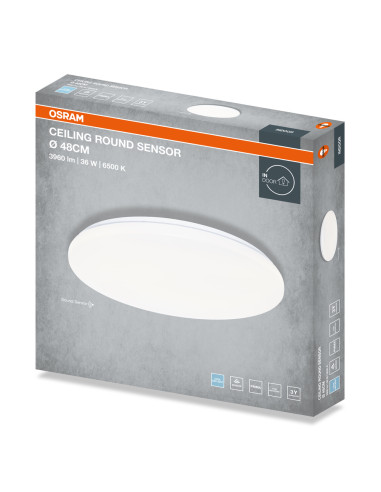 PLAFON LED CEILING ROUND SENSOR 480 36W 6500K 2880LM IP20 

