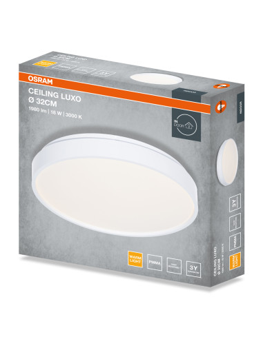 PLAFON LED CEILING LUXO 320 18W 3000K 990LM IP20 WHITE 
