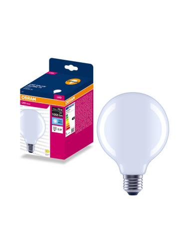 ŻARÓWKA LED VALUE RF GLOBE 95 75 7,5W 4000K neutralna biała 1055LM FIL FR E27 

