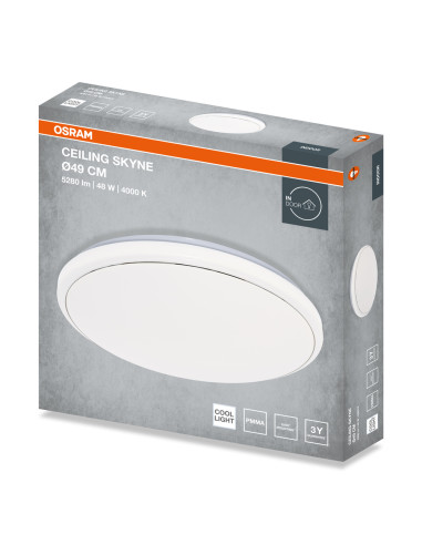 PLAFON LED CEILING SKYNE ROUND 490 48W 4000K 3360LM IP20 
