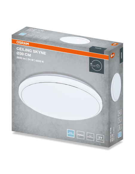 PLAFON LED CEILING SKYNE ROUND 390 24W 6500K 1680LM IP20 
