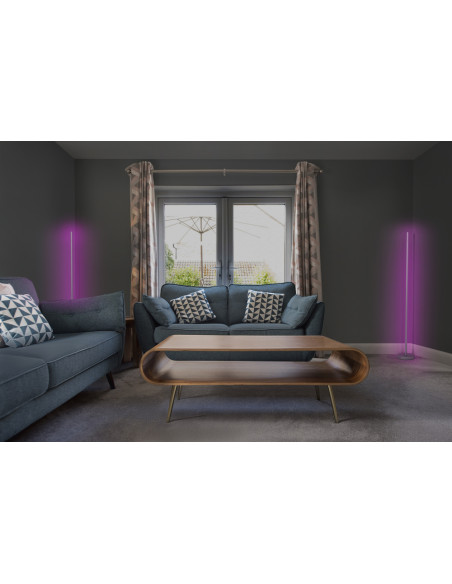 OPRAWA SMART WIFI FLOOR CORNER MAGIC RGB 11,5W 112LM SILVER 