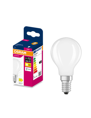 ŻARÓWKA LED VALUE RF CLP25 1,8W 2700K ciepła biała 250LM FIL FR E14 
