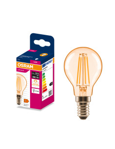 ŻARÓWKA LED VALUE RF CLP33 4,2W 2400K 380LM FIL GOLD E14 
