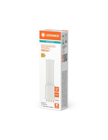ŚWIETLÓWKA LED V DULUX LED S/E7 AC 3.5W 4000K neutralna biała 400LM 2G7 