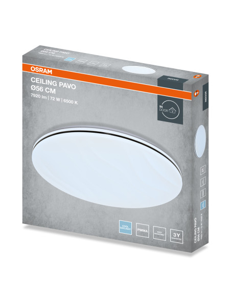 PLAFON LED CEILING PAVO ROUND 560 72W 6500K 5040LM IP20 
