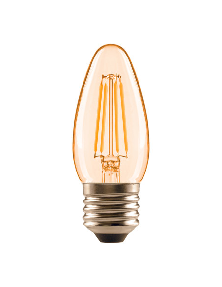 ŻARÓWKA LED VALUE RF CLB34 4,2W 2400K 380LM FIL GOLD E27 