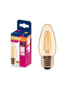 ŻARÓWKA LED VALUE RF CLB34 4,2W 2400K 380LM FIL GOLD E27 