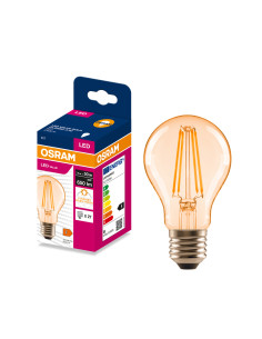 ŻARÓWKA LED VALUE RF CLA50 7W 2400K 650LM FIL GOLD E27 
