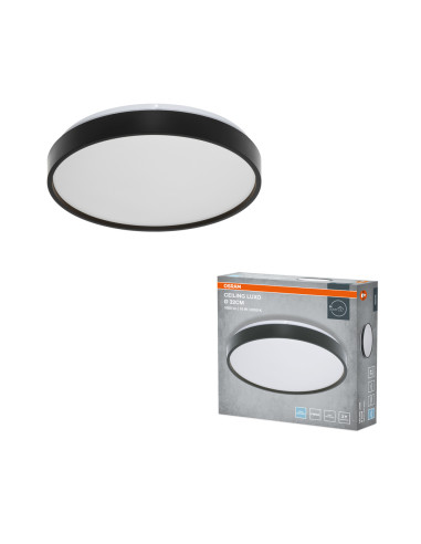 PLAFON LED CEILING LUXO 320 18W 6500K 990LM IP20 BLACK 
