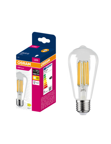 ŻARÓWKA LED VALUE RF EDISON 120 13W 2700K ciepła biała 1900LM FIL E27 
