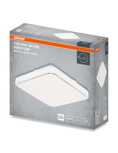 PLAFON LED CEILING SKYNE SQUARE 330 24W 4000K 1680LM IP20 

