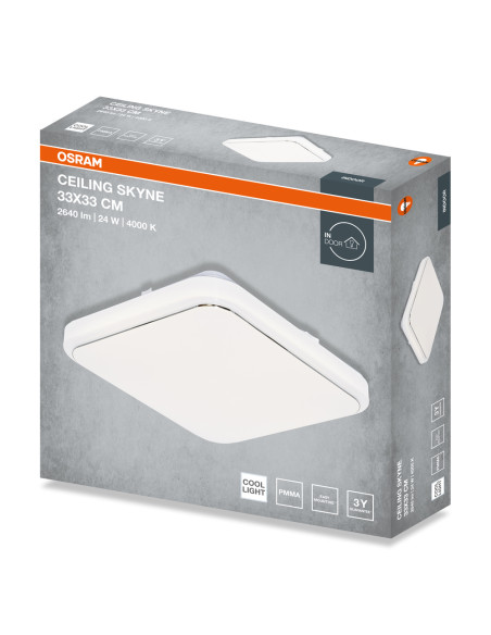 PLAFON LED CEILING SKYNE SQUARE 330 24W 4000K 1680LM IP20 
