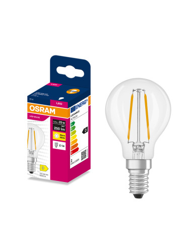 ŻARÓWKA LED VALUE RF CLP25 1,8W 2700K ciepła biała 250LM FIL E14  
