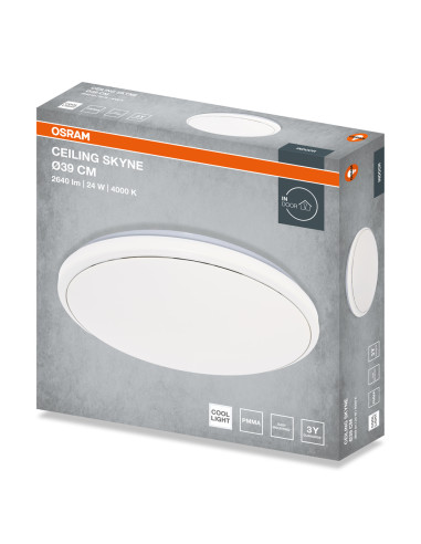 PLAFON LED CEILING SKYNE ROUND 390 24W 4000K 1680LM IP20 