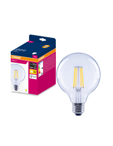 ŻARÓWKA LED VALUE RF GLOBE 125 100 11W 2700K ciepła biała 1521LM FIL E27 

