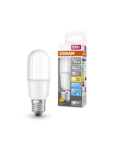 ŻARÓWKA LED STICK 75 10W 2700K ciepła biała  1050LM FR E27 