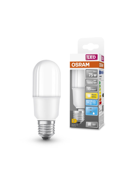 ŻARÓWKA LED STICK 75 10W 2700K ciepła biała  1050LM FR E27 
