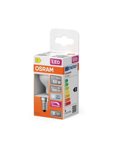 ŻARÓWKA LED SUPERSTAR RF CLP60 DIM 6,5W 4000K neutralna biała  E14 GL FR 806LM 